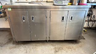 2-Door SS Undercounter Cabinet