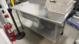 5' Stainless Steel Table