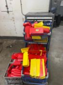 Assorted Plastic Bins