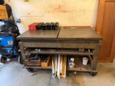Heavy Duty Metal Workbench