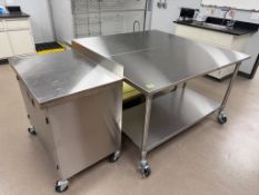Stainless Steel Tables and Cabinet