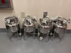Four Apache Stainless Steel Vessels