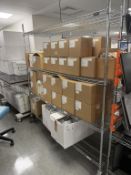 Rolling Wire Rack with Thermal Labels