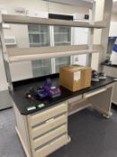 Rolling Bench and Cabinets