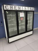 True 3-Glass Door Merchandiser
