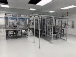 8020 Modular Cleanroom Enclosure/Conveyor