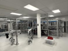 8020 Modular Cleanroom Enclosure/Conveyor