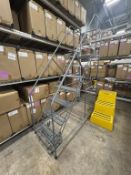 Rolling Platform Ladder w/ Step Stool