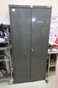 Uline 2-Door Cabinet w/ Contents