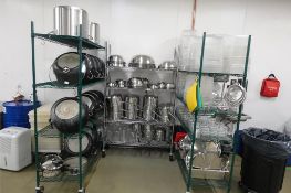 Storage Racks w/ Cookware Contents