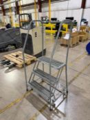 Uline Rolling Step Ladder