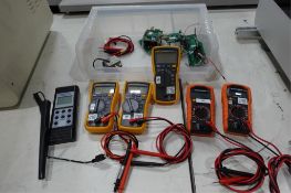 (8+) Fluke, Klein Tools & Assorted Handheld Multimeters