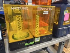 (2) Anycubic Wash & Cure UV Resin 3D Printing Post-Processing Stations