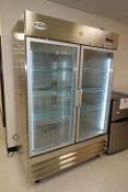 KoolMore 2-Glass Door Reach-In Lab Freezer
