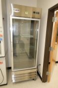 KoolMore Single Glass Door Reach In Refrigerator