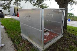 Aluminum Stockroom Lift Cage