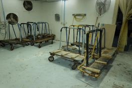 Mobile 4' ft. 4-Wheeled Panel Carts
