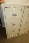 FireKing 4-Drawer Fire Retardant Safe