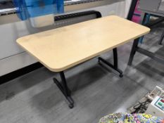 6 Ft. Steel Table on Casters