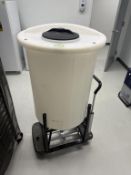 Mobile Batch Mixer with cart.