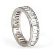 CARTIER ‘ETERNITY’ PLATINUM DIAMOND WEDDING RING