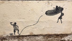 Banksy (British Street Artist, born 1974)