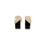 BRILLANT ONYX CLIPSTECKER