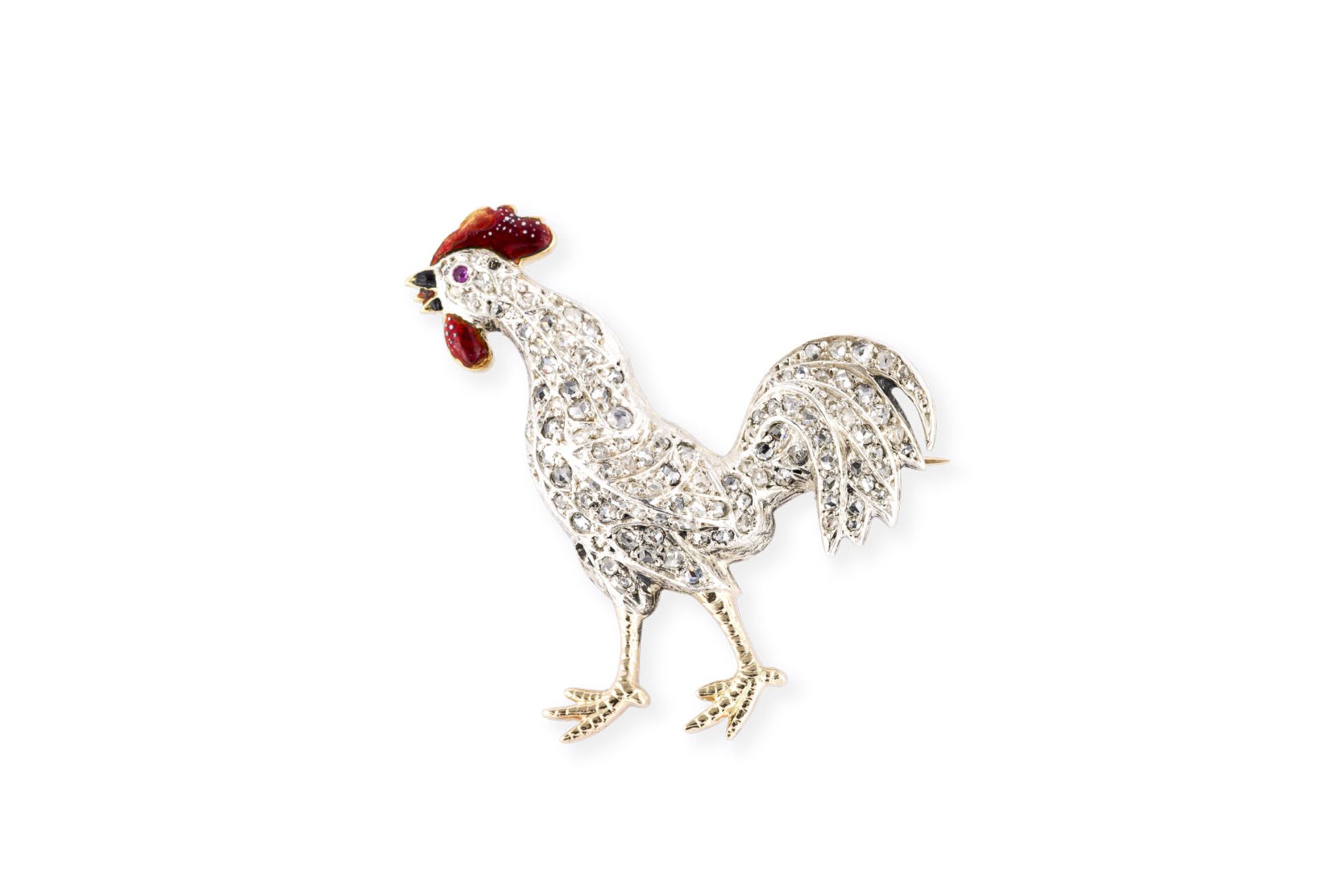 HAHN DIAMANT BROSCHE