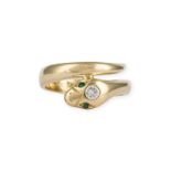 SCHLANGEN BRILLANT RING
