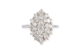 DIAMANT MARQUISE CLUSTER RING