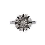 RUNDER DIAMANT RING