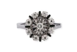 RUNDER DIAMANT RING