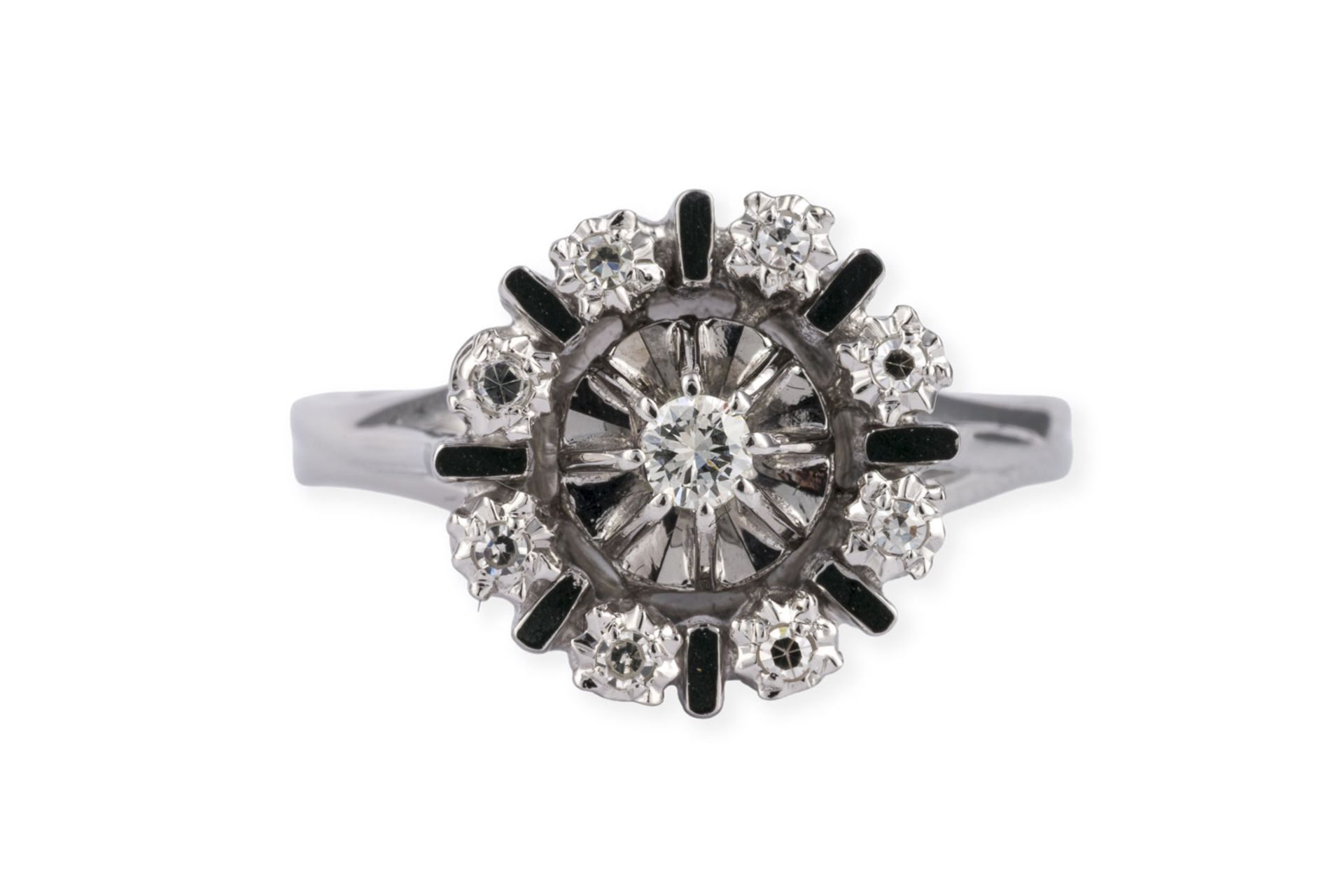 RUNDER DIAMANT RING