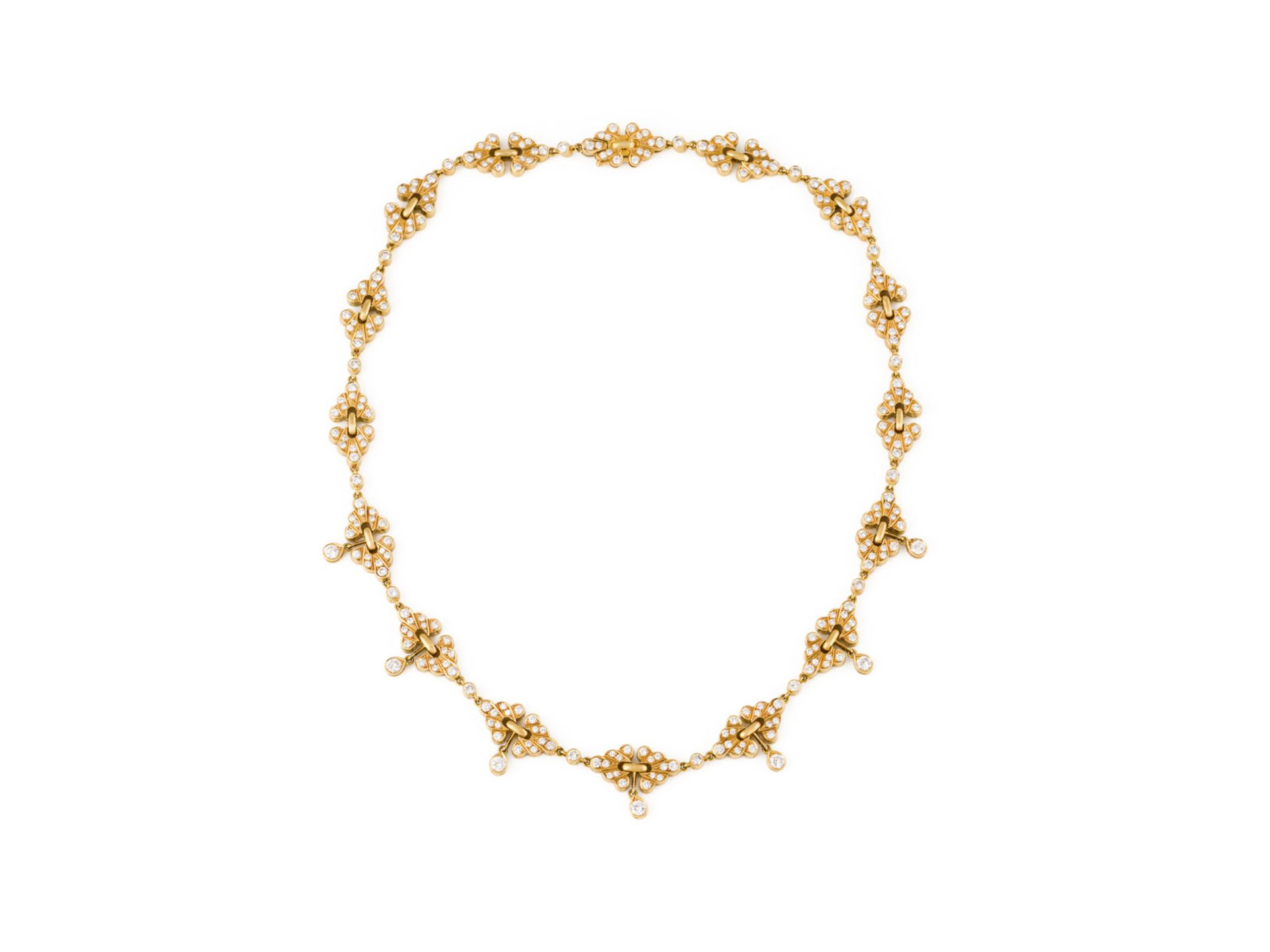 DETAILREICHES BRILLANT COLLIER - Bild 2 aus 2