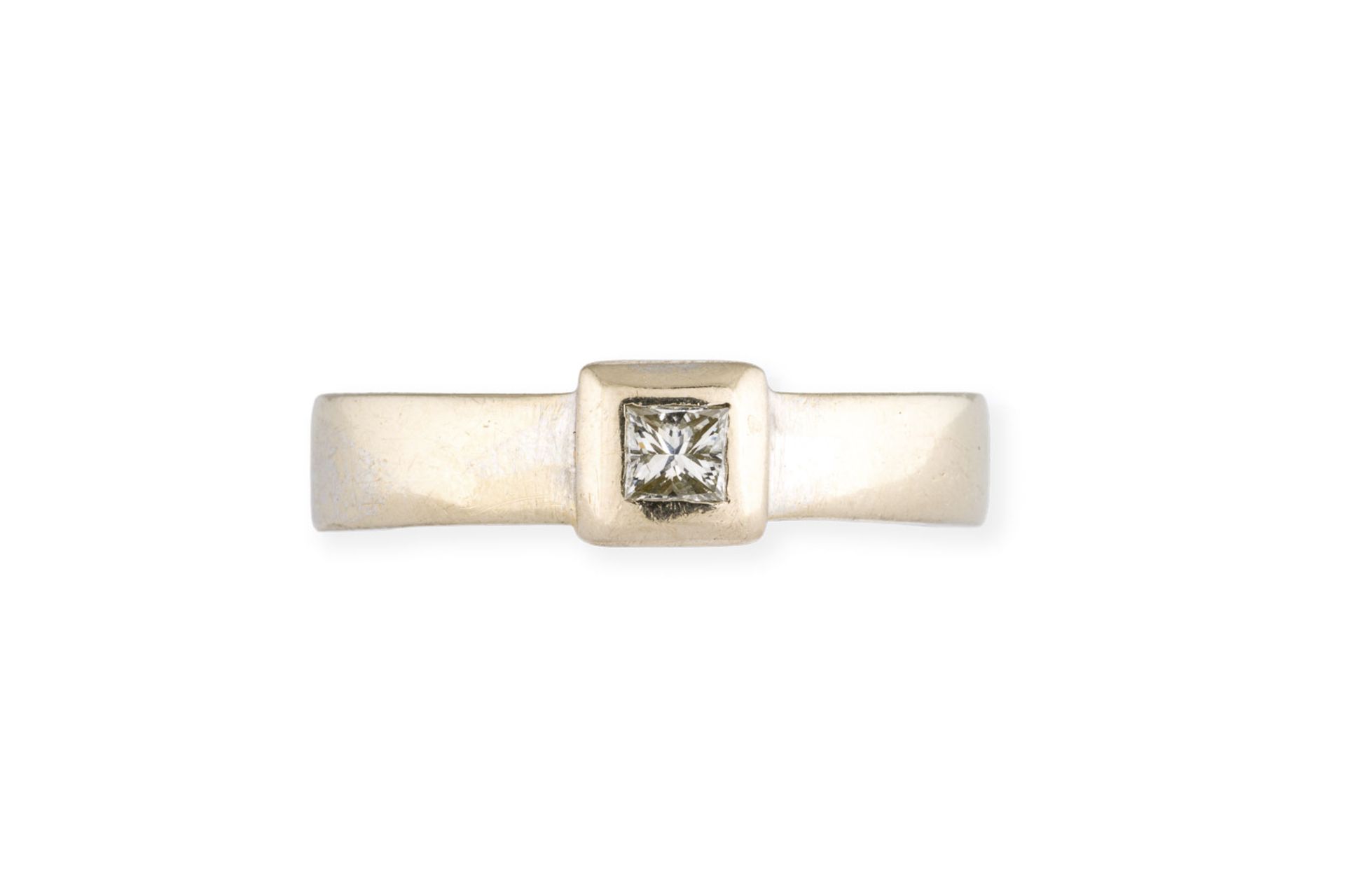 PRINCESS CUT SOLITÄR RING