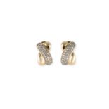 GEKREUZTE DIAMANT CLIPSTECKER