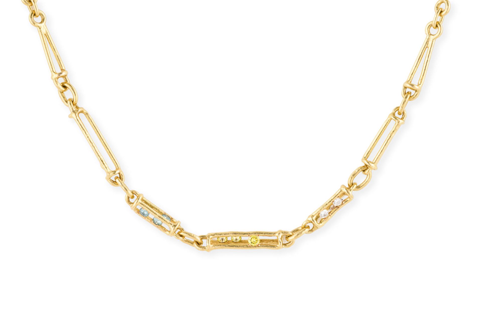 FANCY DIAMOND COLLIER
