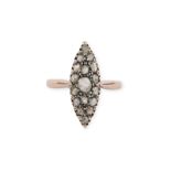 SPINDELFÖRMIGER DIAMANT RING