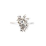 DIAMANT CLUSTER RING