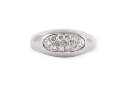 MODERNER BRILLANT RING