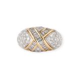 GEKREUZTER DIAMANT RING