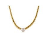MASSIVES HERZ COLLIER