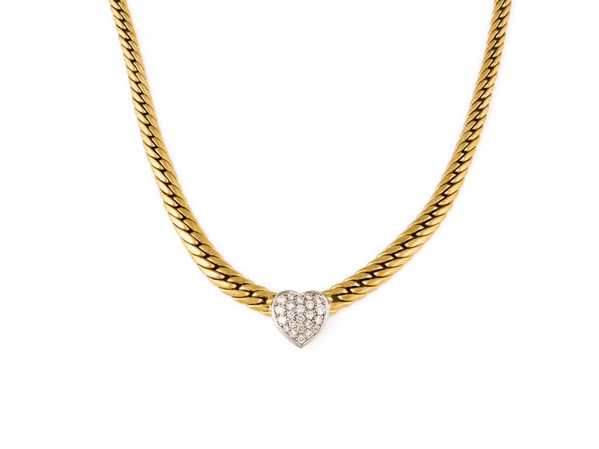 MASSIVES HERZ COLLIER