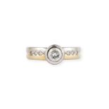 BICOLOR BRILLANT RING
