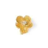 BLÜTEN DIAMANT BROSCHE