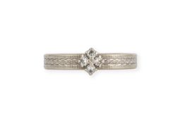ZISELIERTER DIAMANT RING