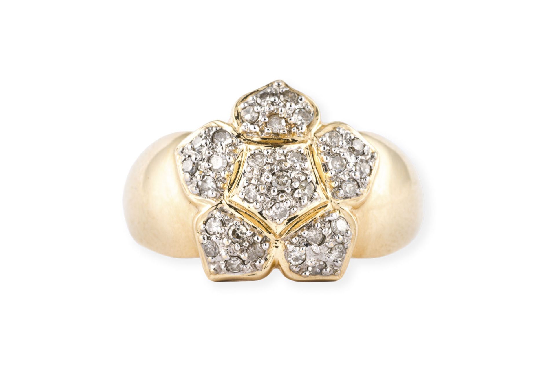 BLUMENFÖRMIGER RING