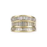 MODERNER DIAMANT RING 4.00 CT.