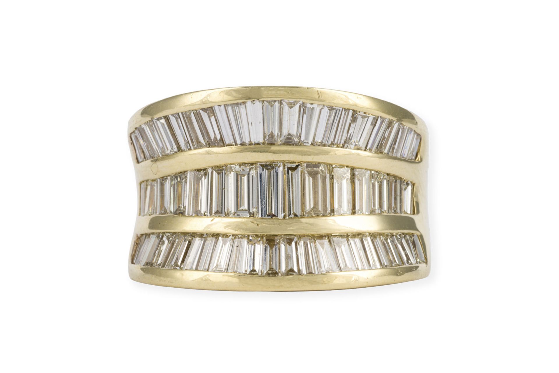 MODERNER DIAMANT RING 4.00 CT.