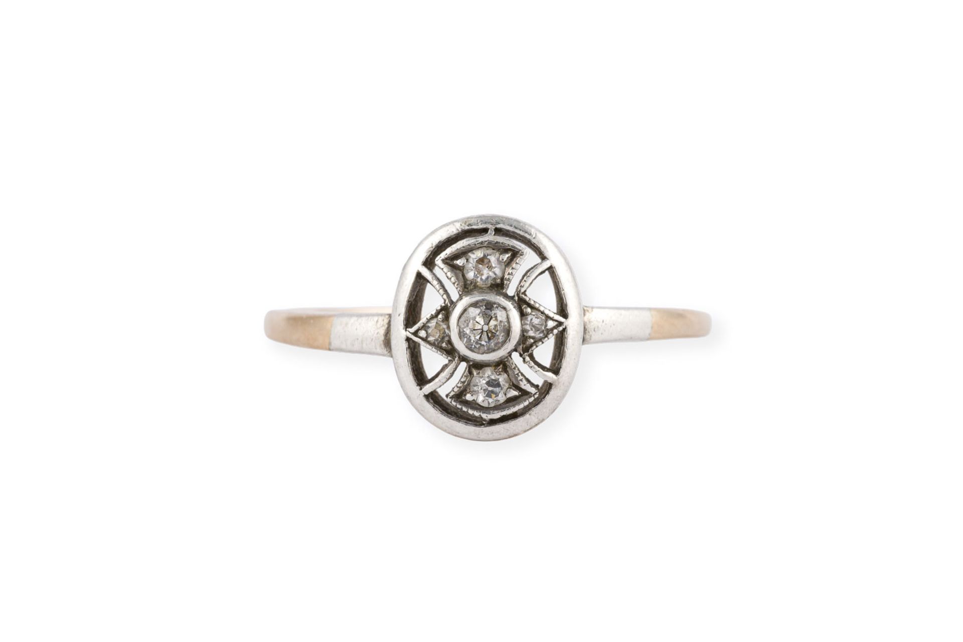 OVALER ART DÉCO RING